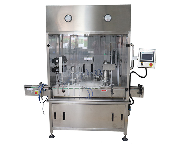 Small bottle filling, plugging and capping machine6